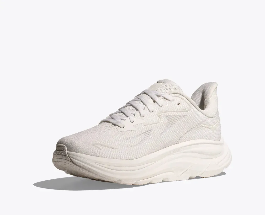 Hoka Women's Clifton 10 Sneaker in White/White