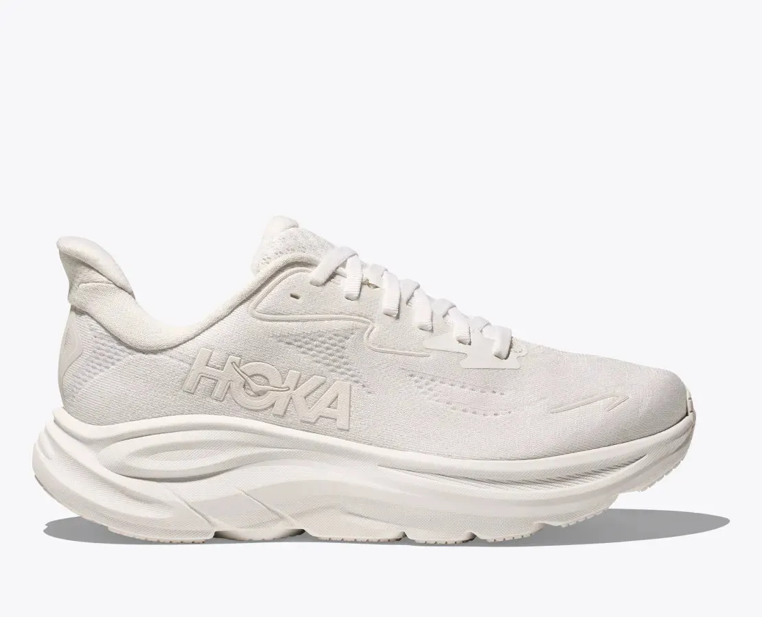 Hoka Women's Clifton 10 Sneaker in White/White