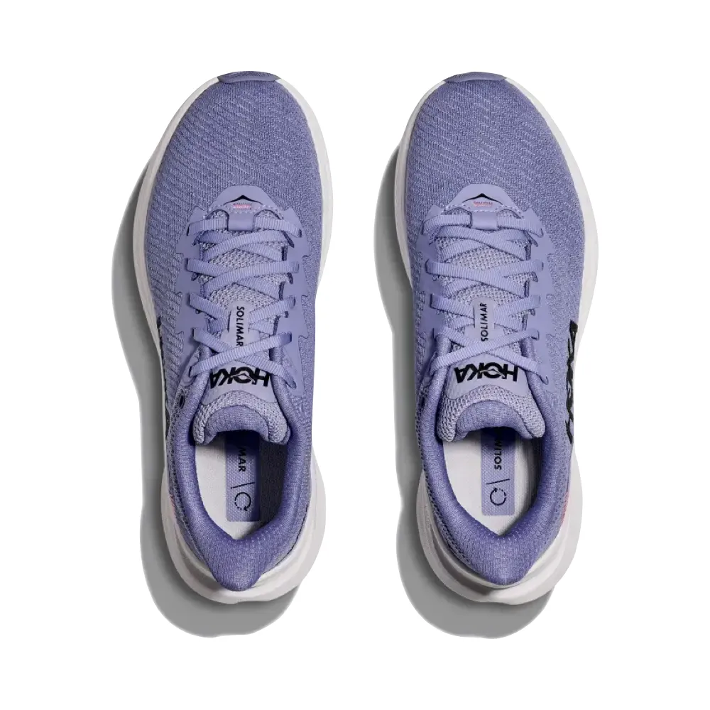Hoka Women's Solimar Training Sneaker in Wild Indigo/White