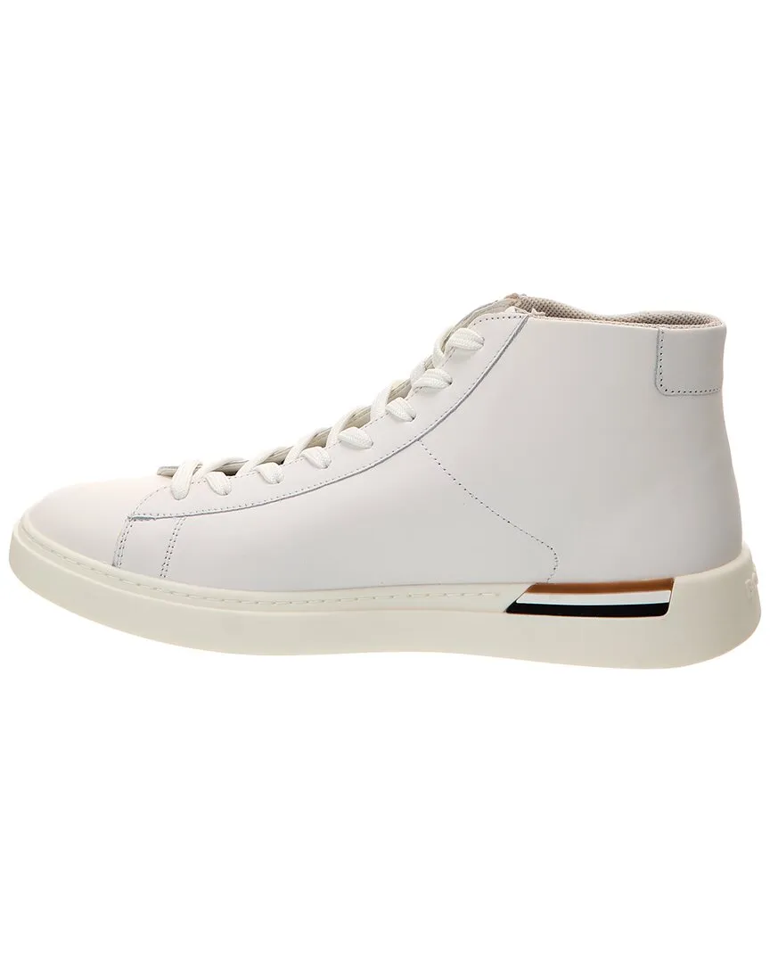 Hugo Boss Clint Leather High-Top Sneaker