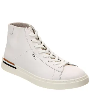 Hugo Boss Clint Leather High-Top Sneaker