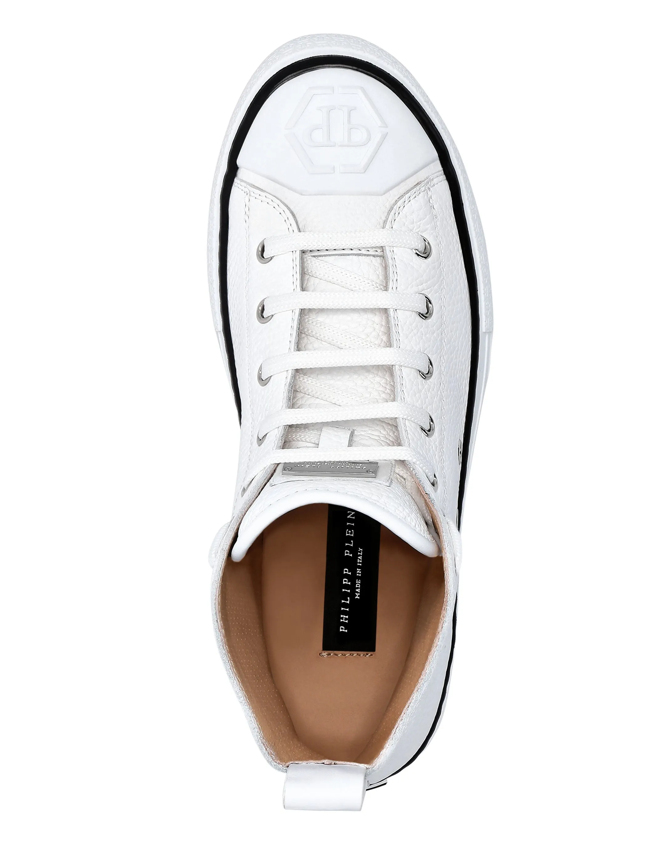 Leather Hi-Top Sneakers Megastar