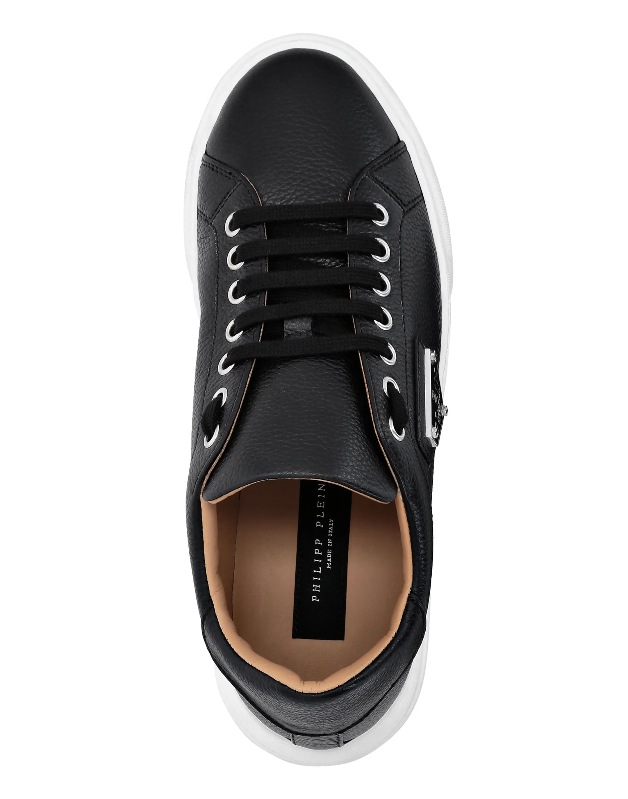 Leather Lo-Top Sneakers Iconic Plein