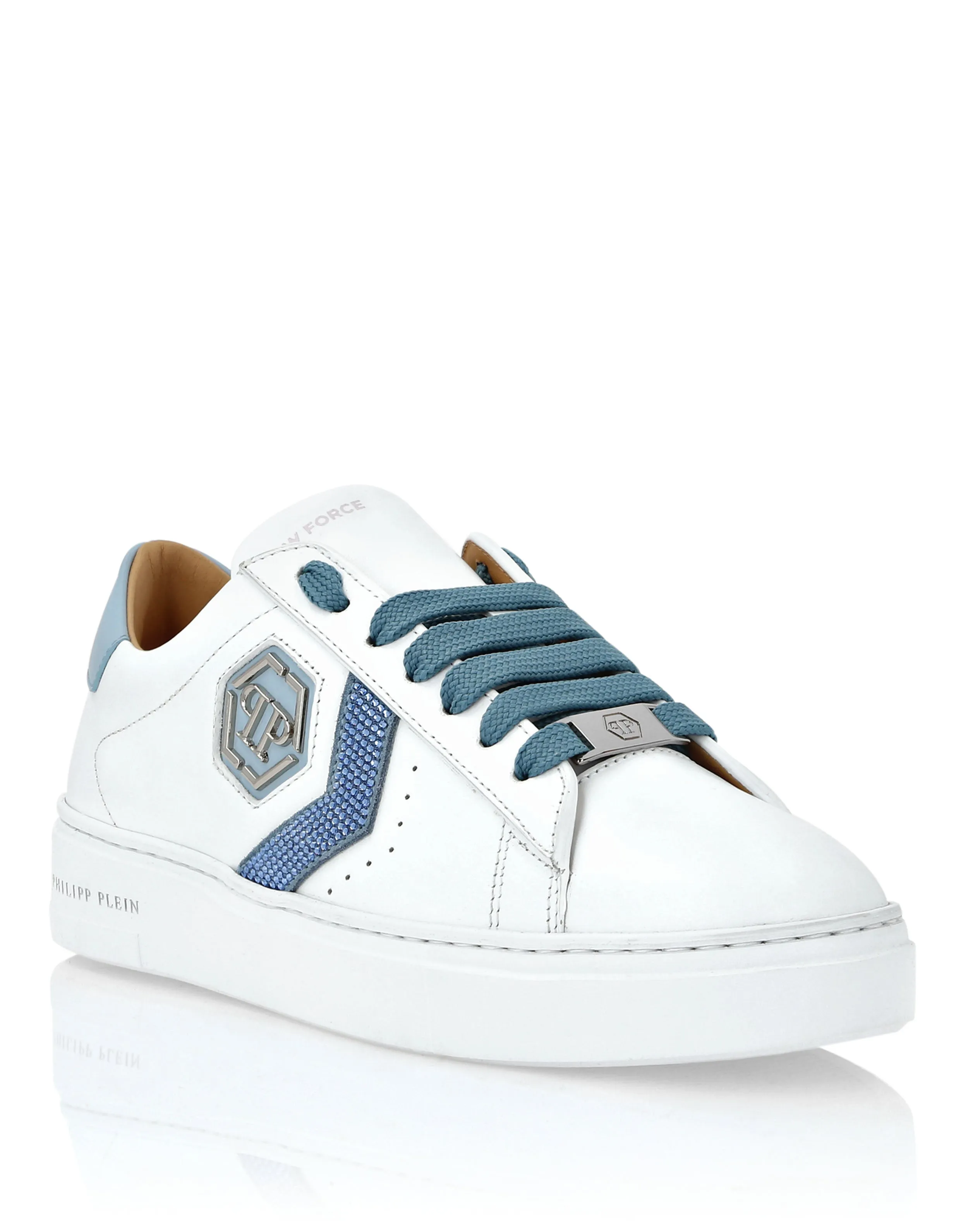 Lo-Top Leather Arrow Force Strass Sneakers