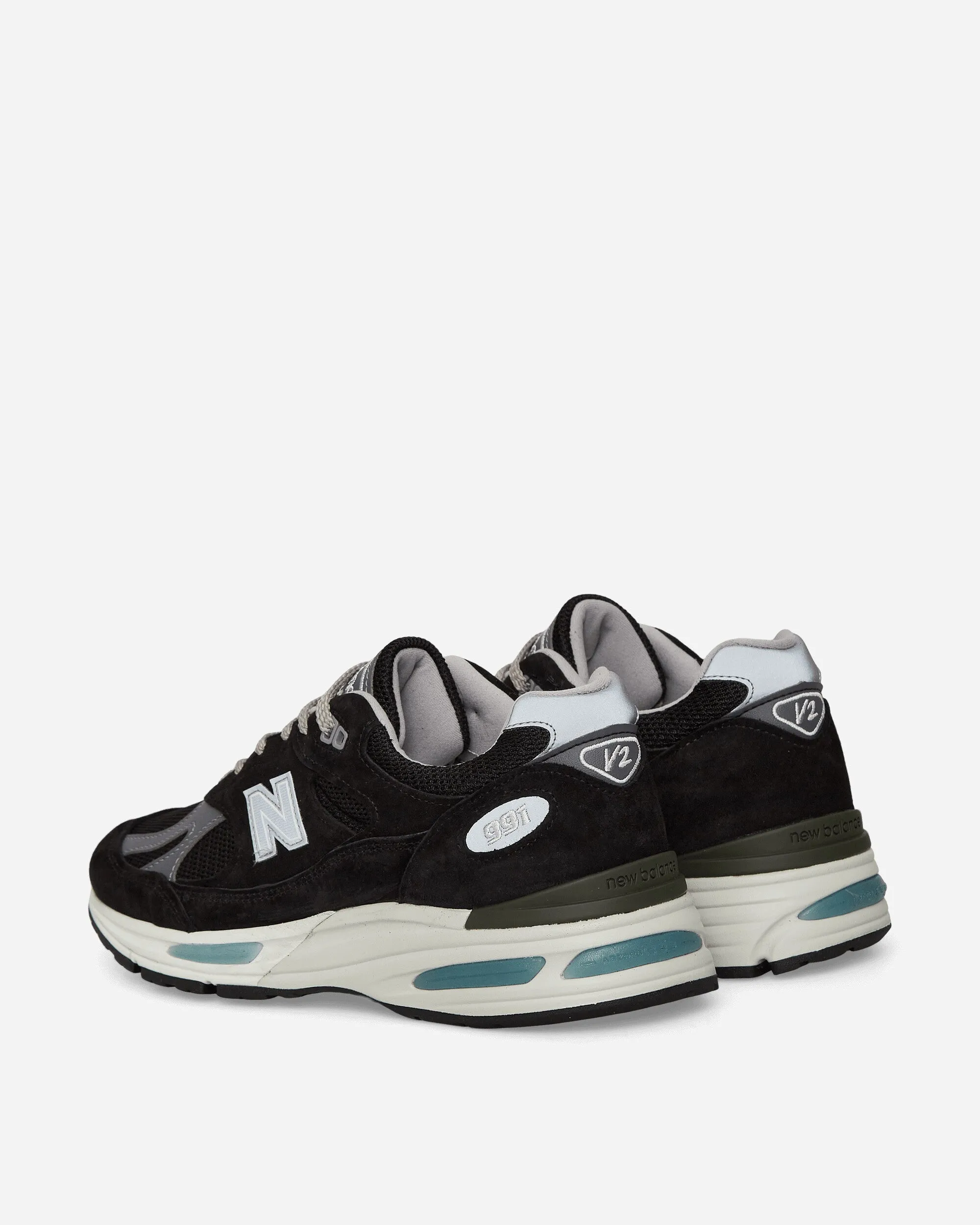 MADE in UK 991v2 Sneakers Black / Smoked Pearl / Silver