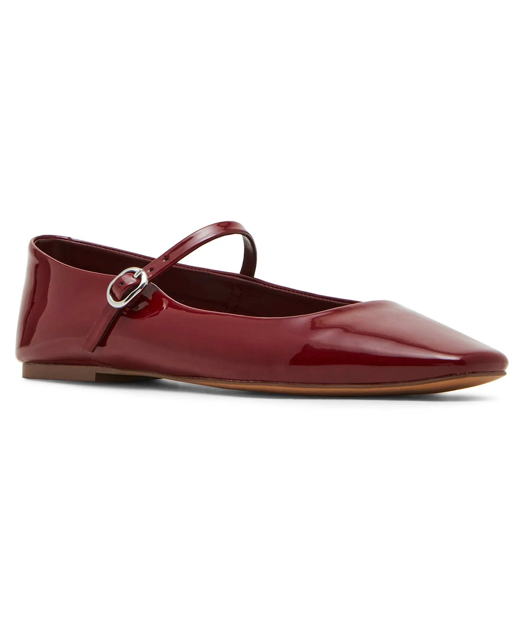 Maple Flat Shoe WINE PATENT