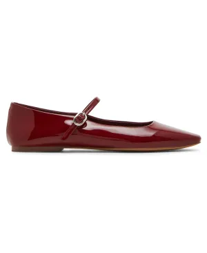 Maple Flat Shoe WINE PATENT