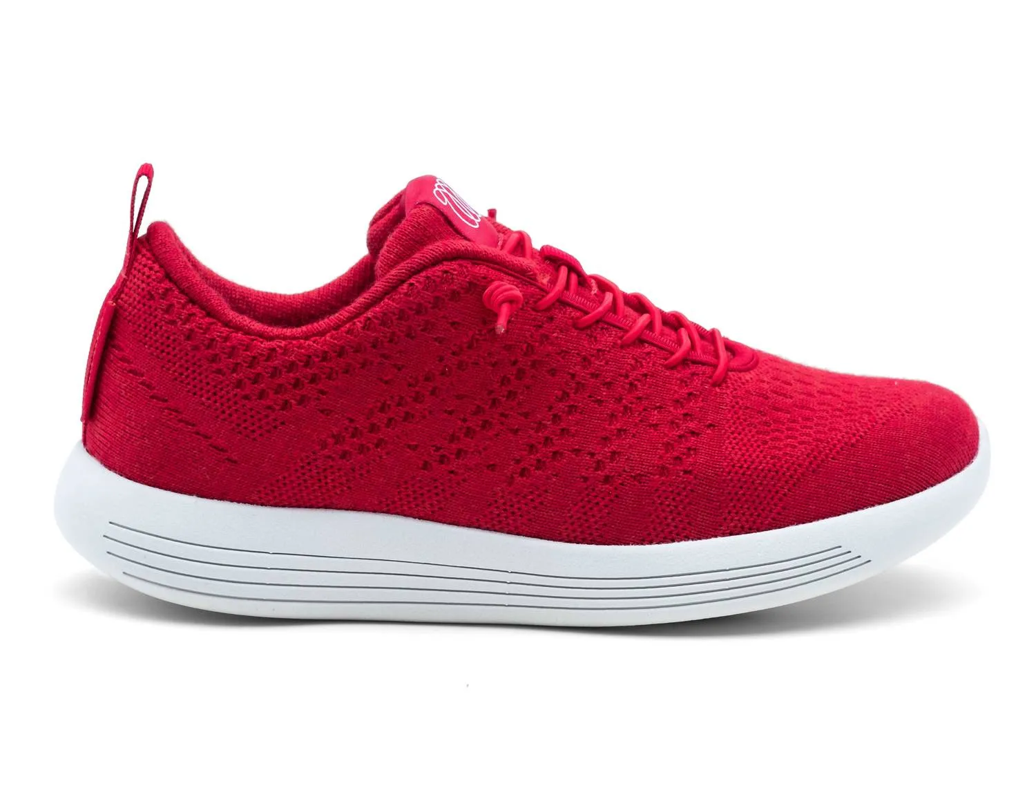 Men's Belmont Sneaker In Red Merino Wool