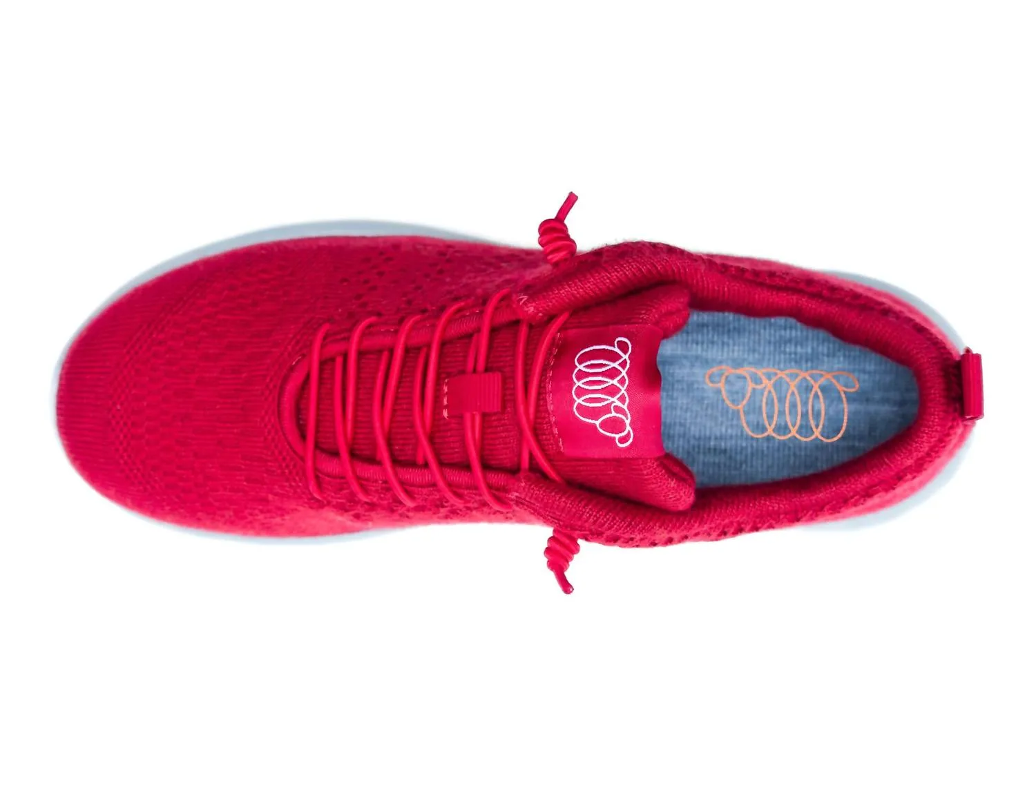 Men's Belmont Sneaker In Red Merino Wool