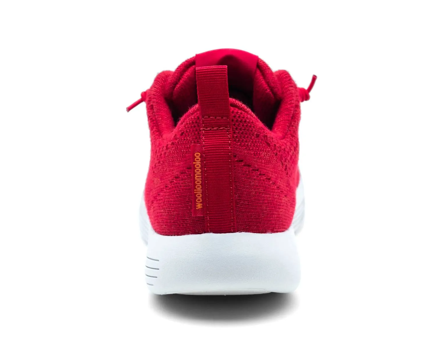 Men's Belmont Sneaker In Red Merino Wool