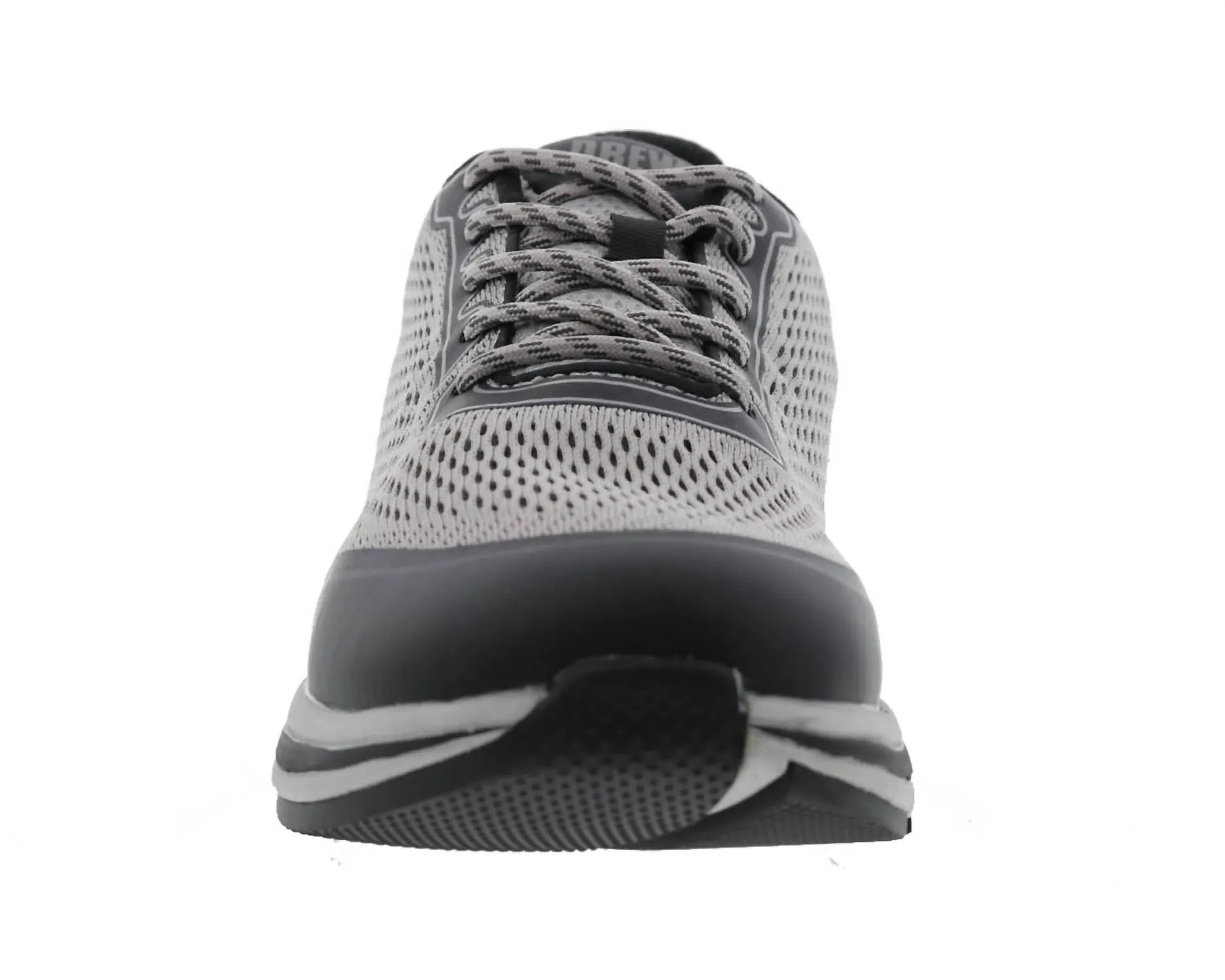 Men's Champ Walking Sneakers In Grey Black Mesh