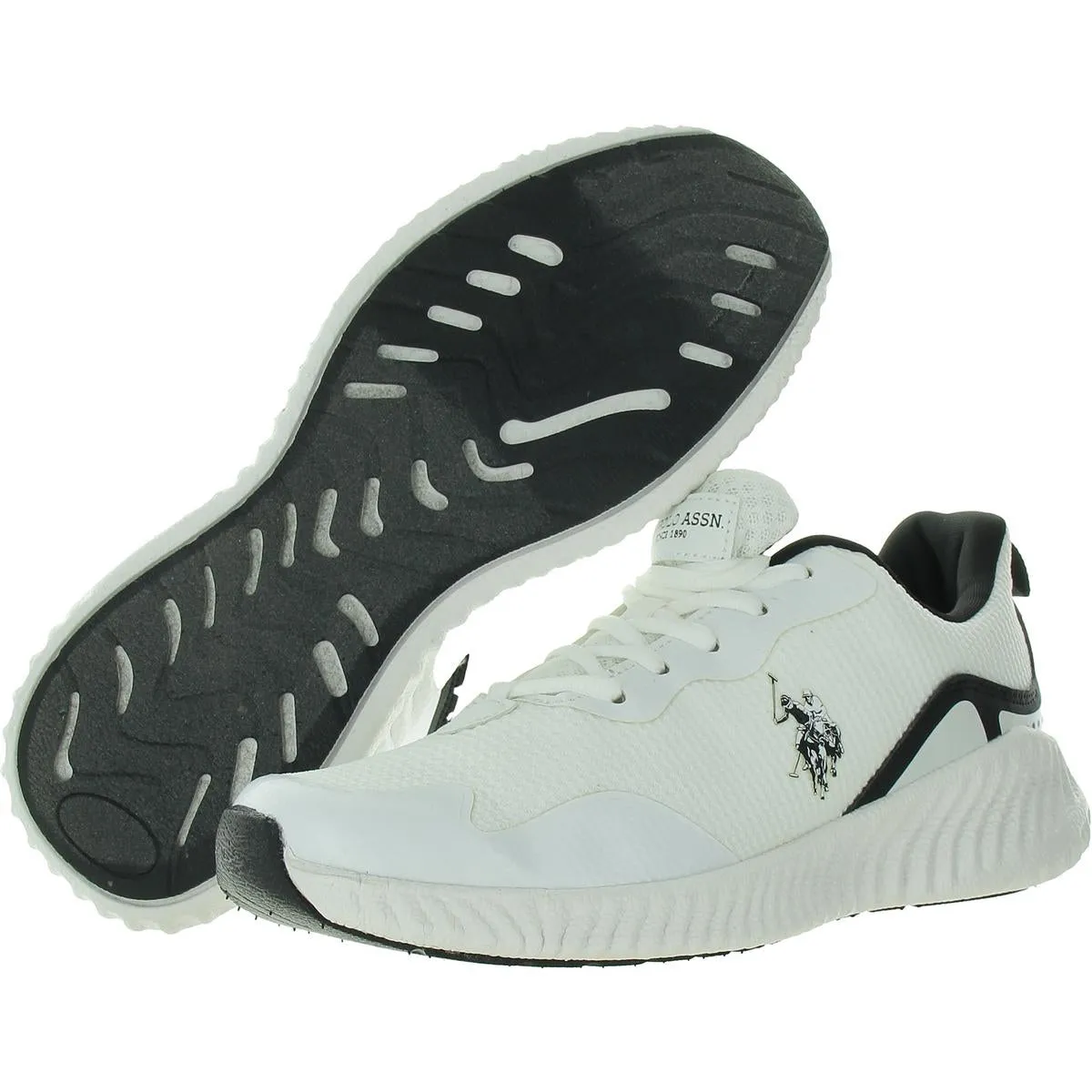 Mens Lace-Up Manmade Running & Training Shoes