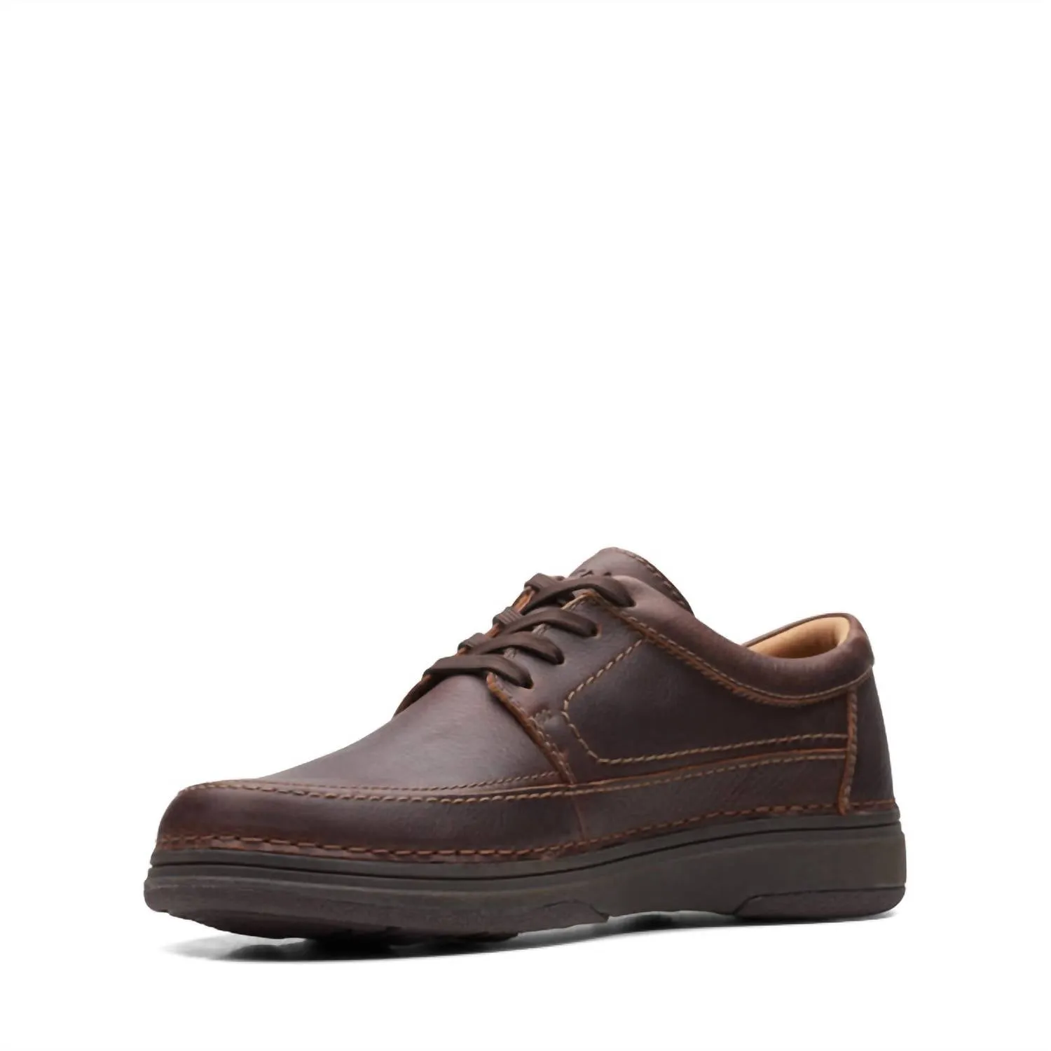 Men's Nature 5 Lo Shoe In Dark Brown Leather