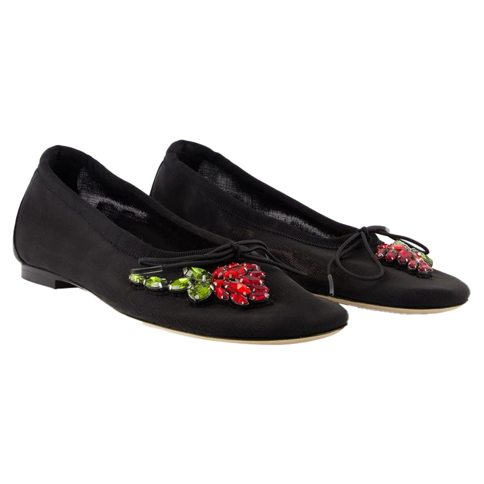 Mesh ballerinas - Simone Rocha - Mesh - Black
