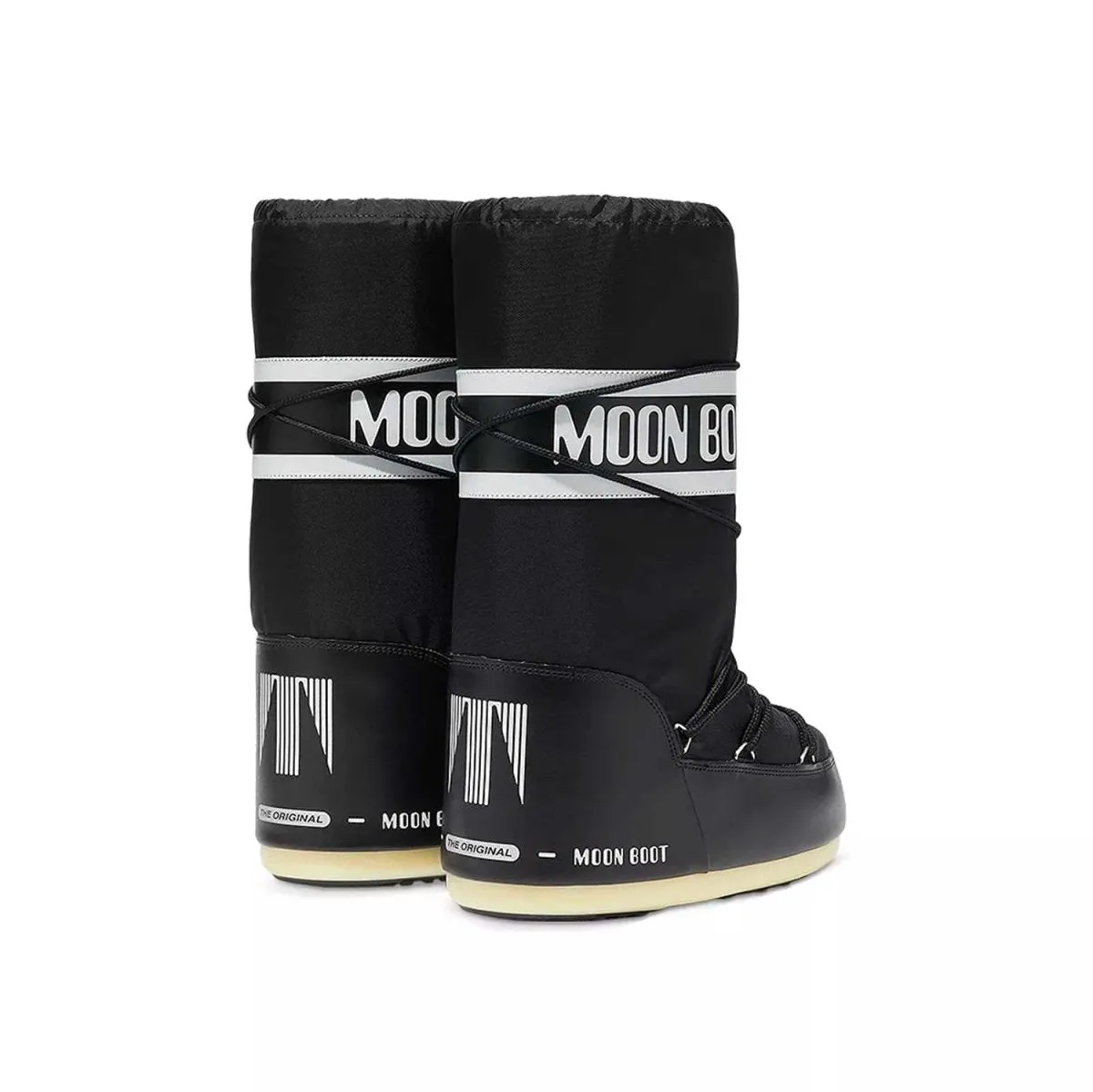 Moon Boot Girl's Icon Black Nylon