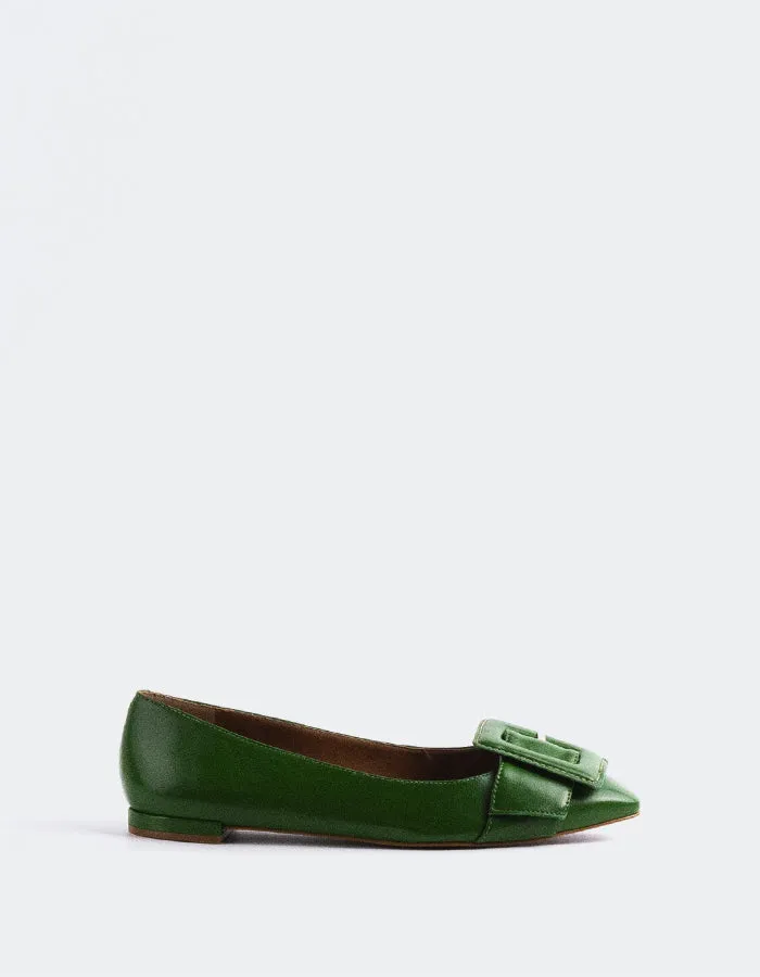 Mulan Green Leather