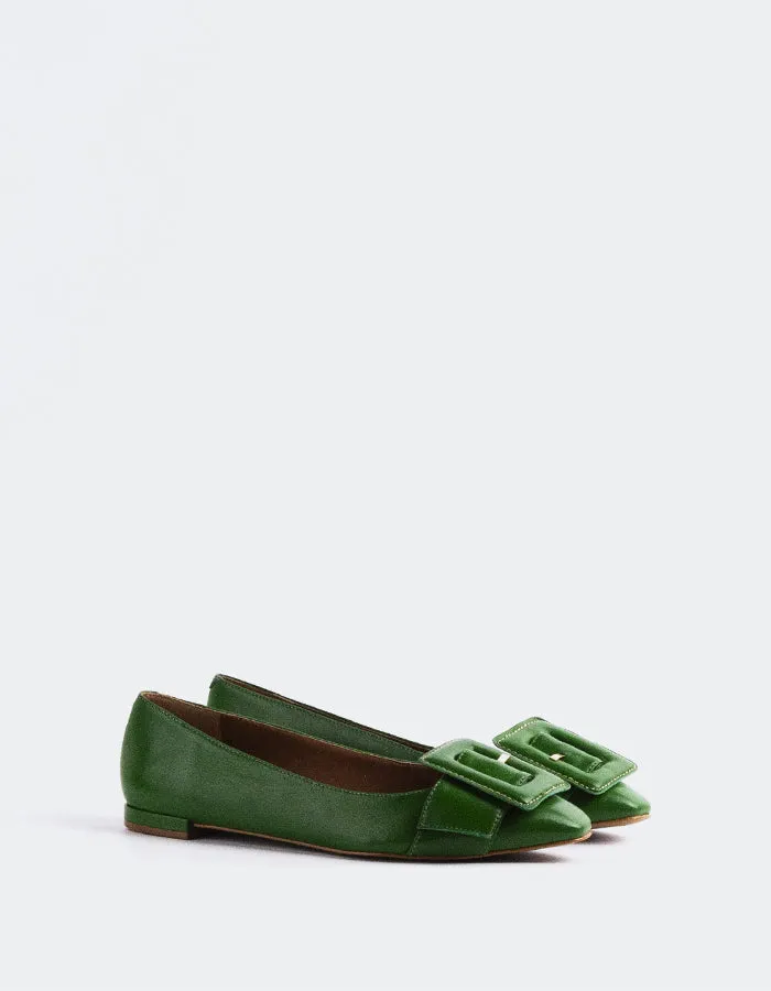 Mulan Green Leather