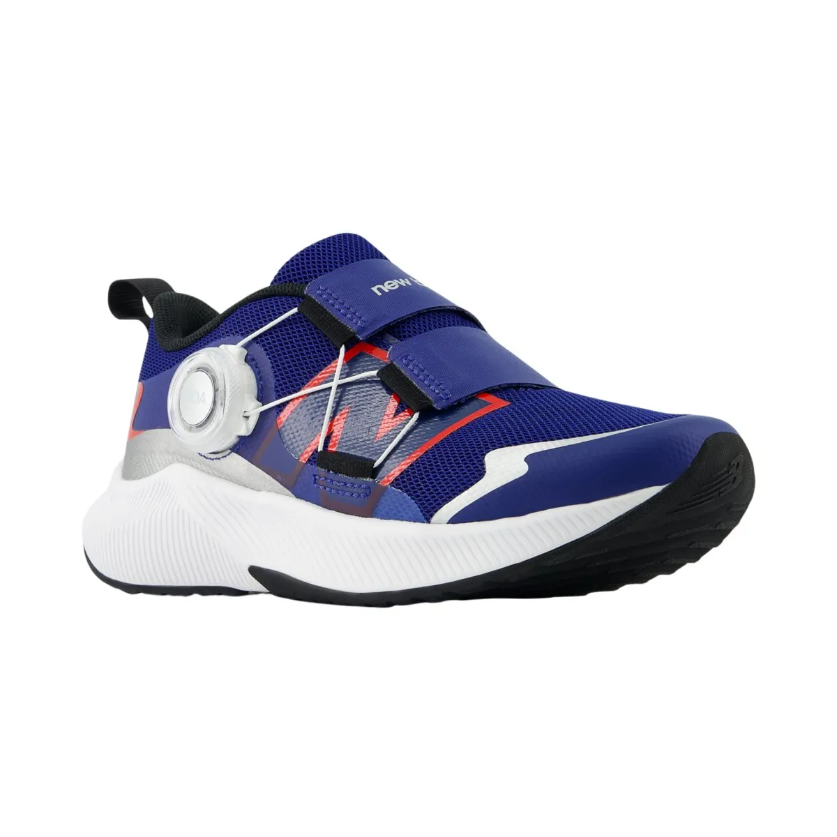 New Balance Kid's (Preschool) DynaSoft Reveal v4 BOA PTRVLAM4 Inkwell/Team Red/Silver Metallic