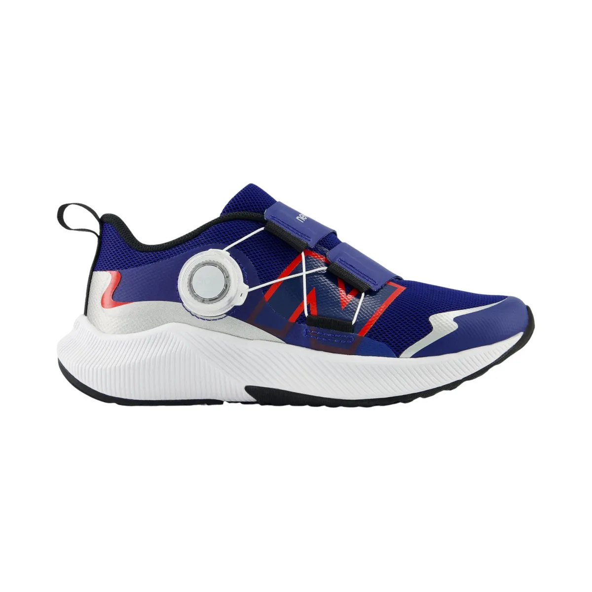 New Balance Kid's (Preschool) DynaSoft Reveal v4 BOA PTRVLAM4 Inkwell/Team Red/Silver Metallic