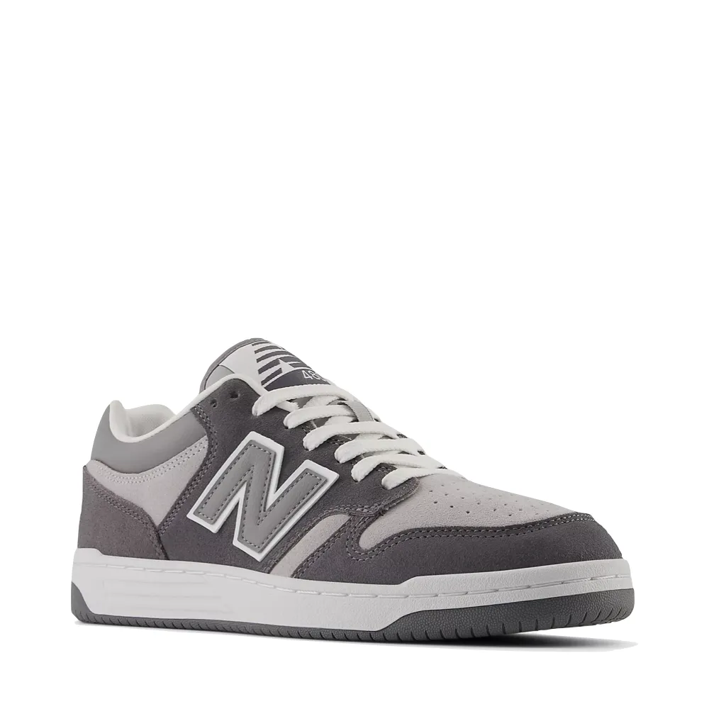 New Balance Women's 480 Sneaker in Castlerock with Shadow Grey and Raincloud