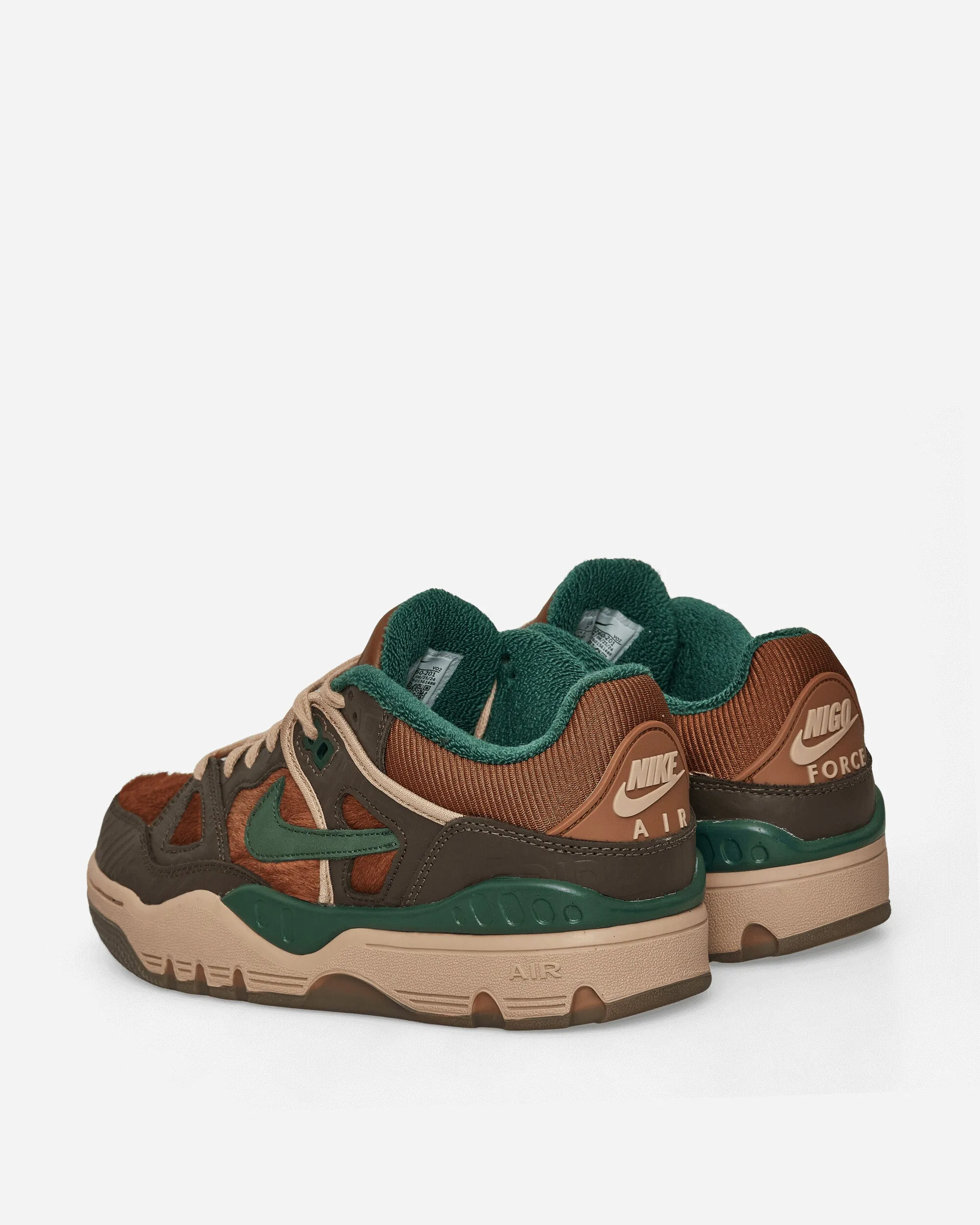 Nigo Air Force 3 Low Sneakers Baroque Brown / Pecan
