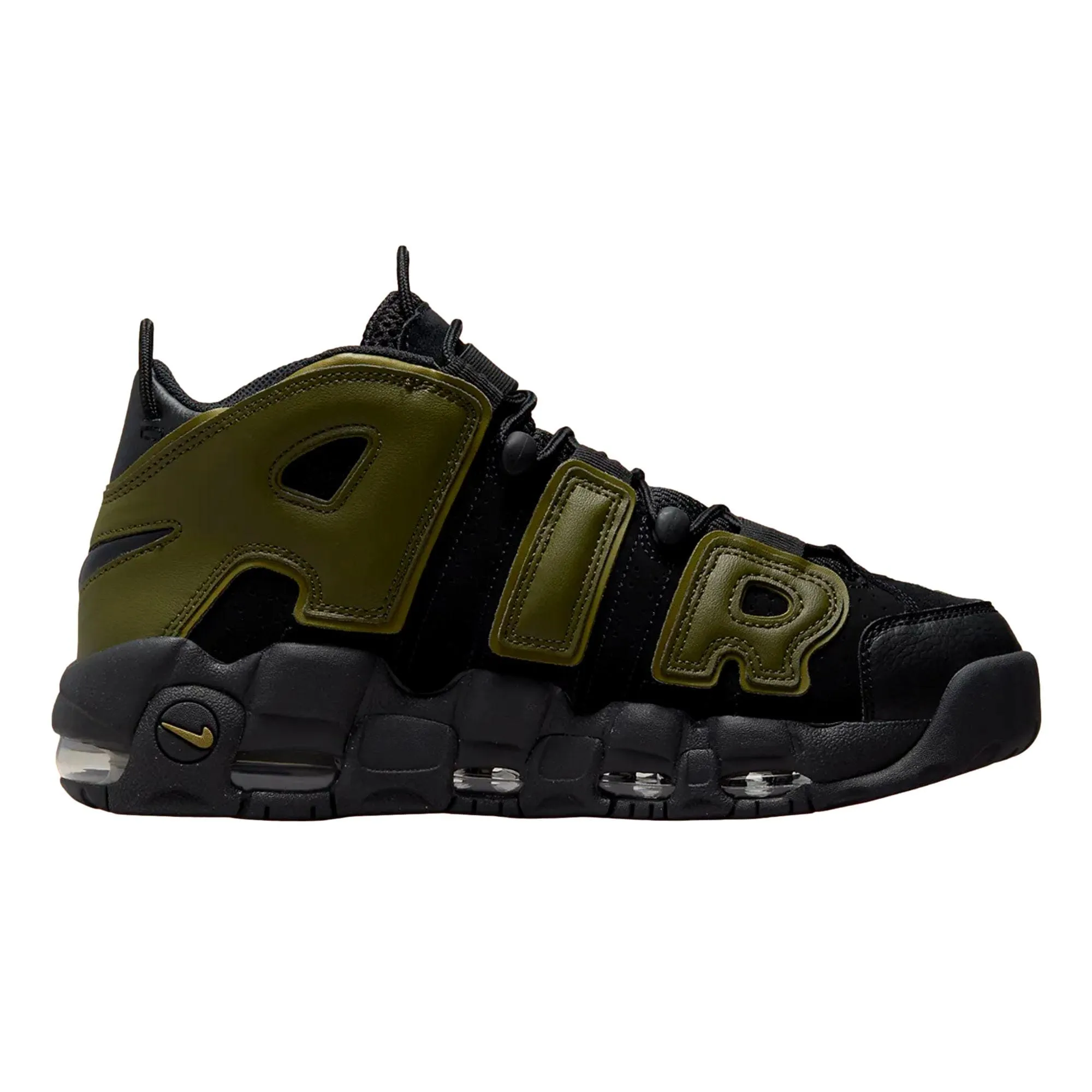 Nike Air More Uptempo '96 Black/Rough Green-Pilgrim  DH8011-001 Men's