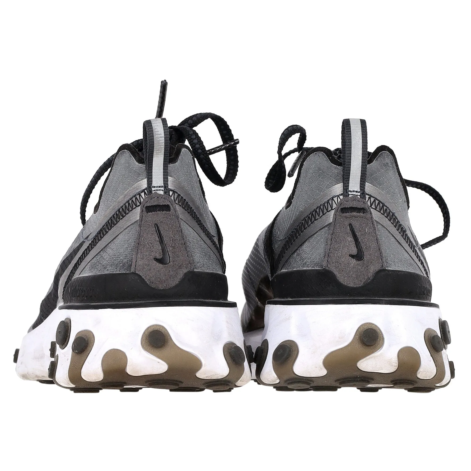 Nike React Element 87 Sneakers in Anthracite Black Synthetic