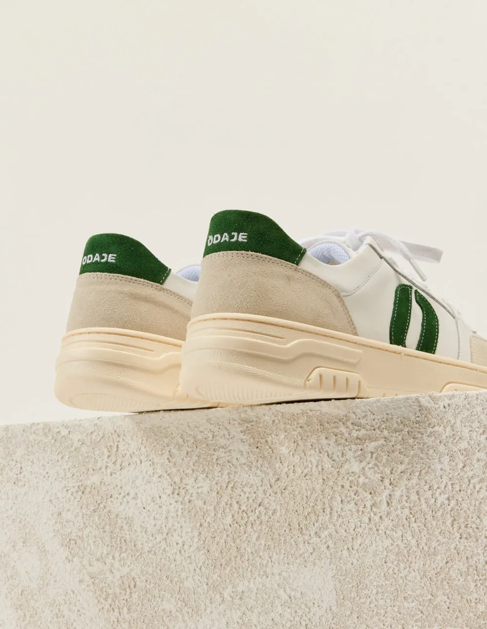 Nino low-top trainers - White green