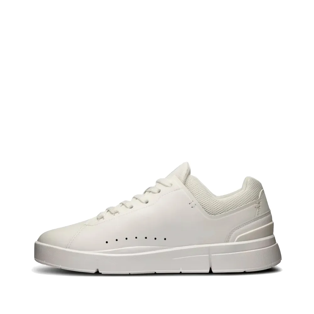 On Women's THE ROGER Advantage Sneaker in All White