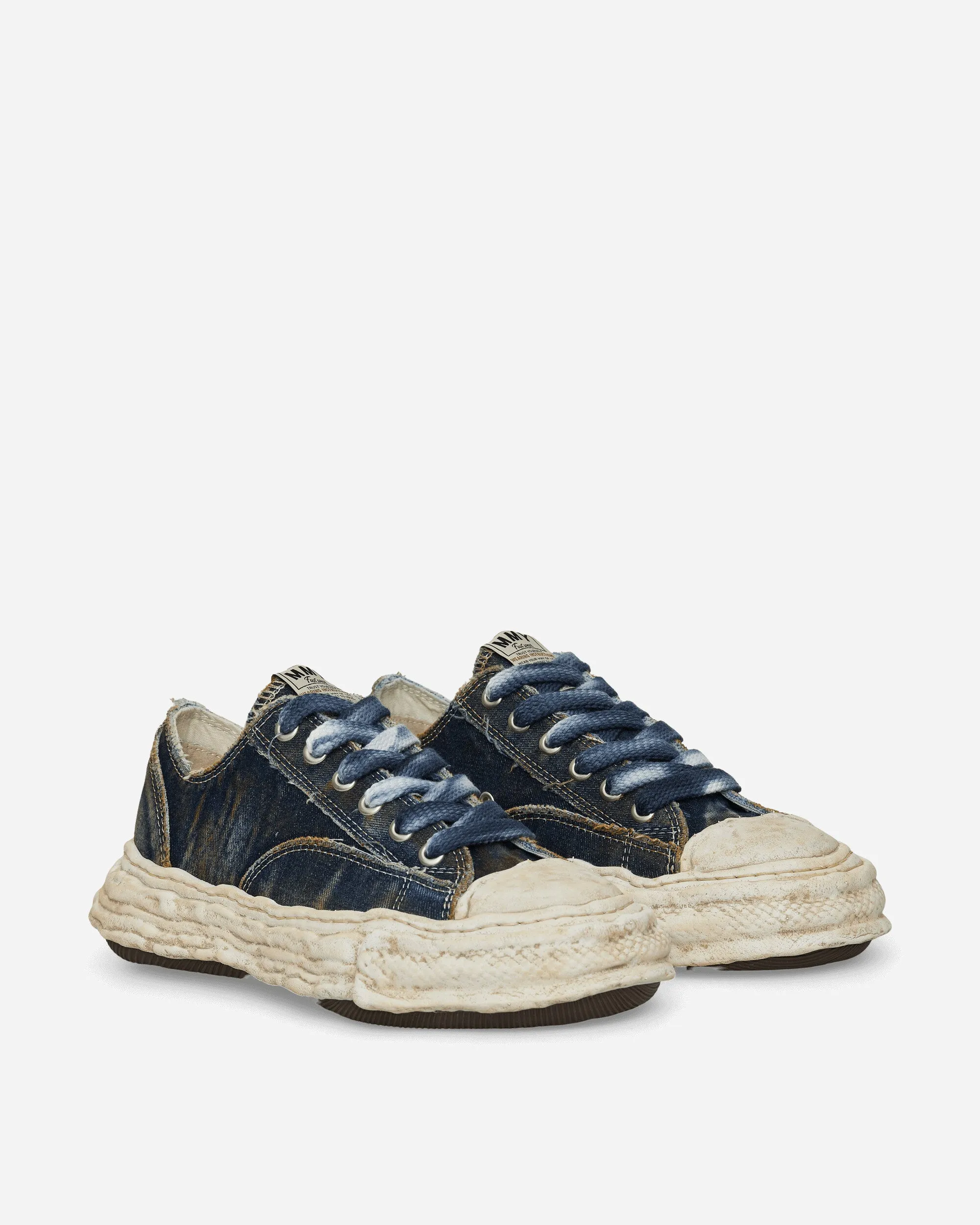 Peterson 23 OG Sole Washed Denim Low Sneakers Blue
