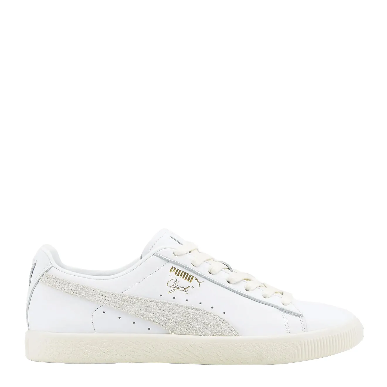 Puma Clyde Base Trainer Puma White / Whisper White / Puma Team Gold