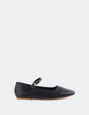 Reubena Black Leather
