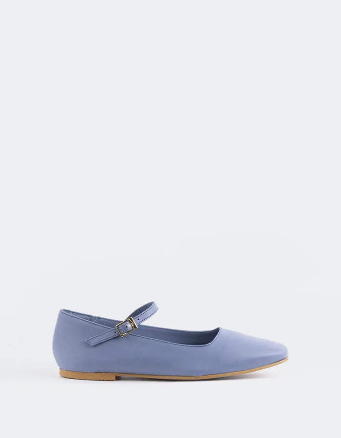 Reubena Blue Leather