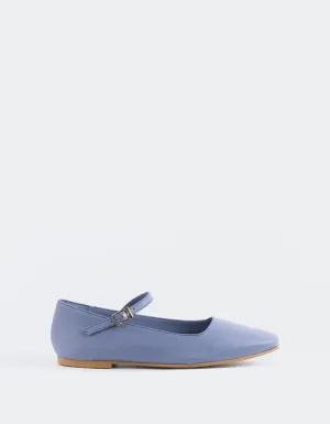 Reubena Blue Leather