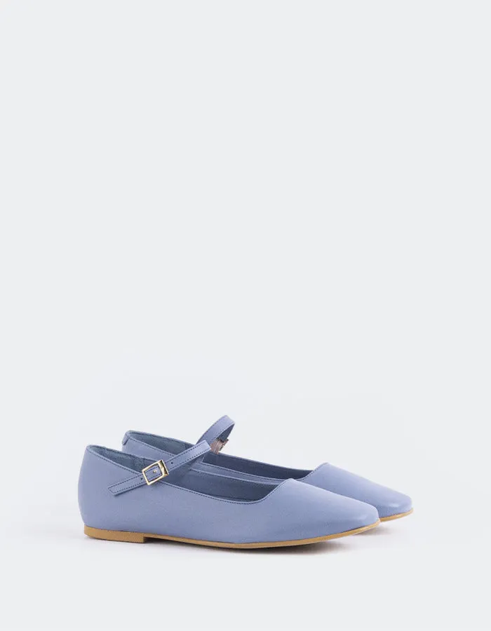 Reubena Blue Leather