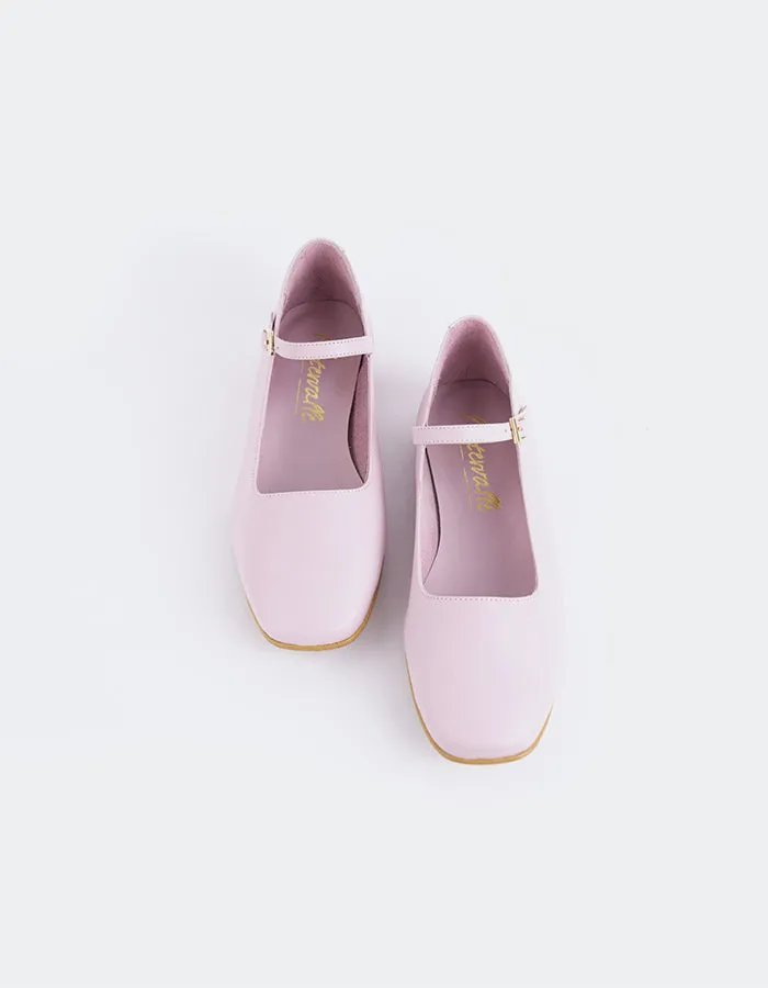 Reubena Pink Leather