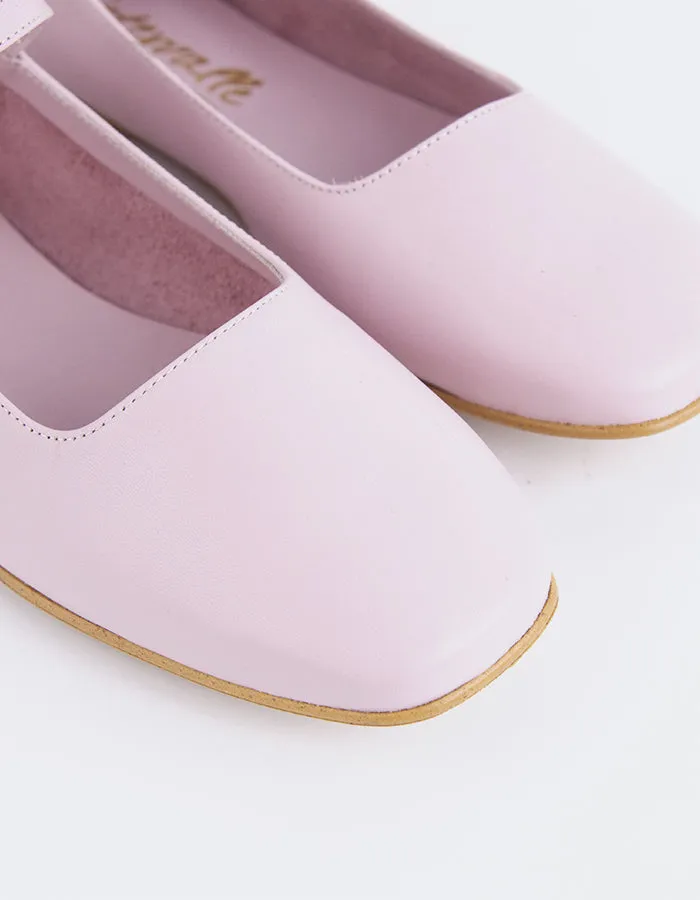 Reubena Pink Leather