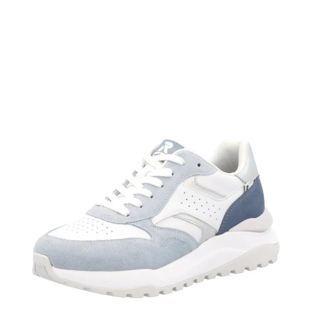 Rieker Women's Akilah 00 Sneaker in Blue/White/Jeans
