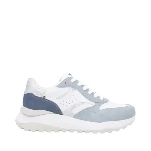 Rieker Women's Akilah 00 Sneaker in Blue/White/Jeans