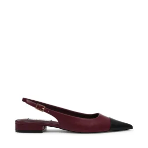 Rowyn Flat Shoe BLK/BURG