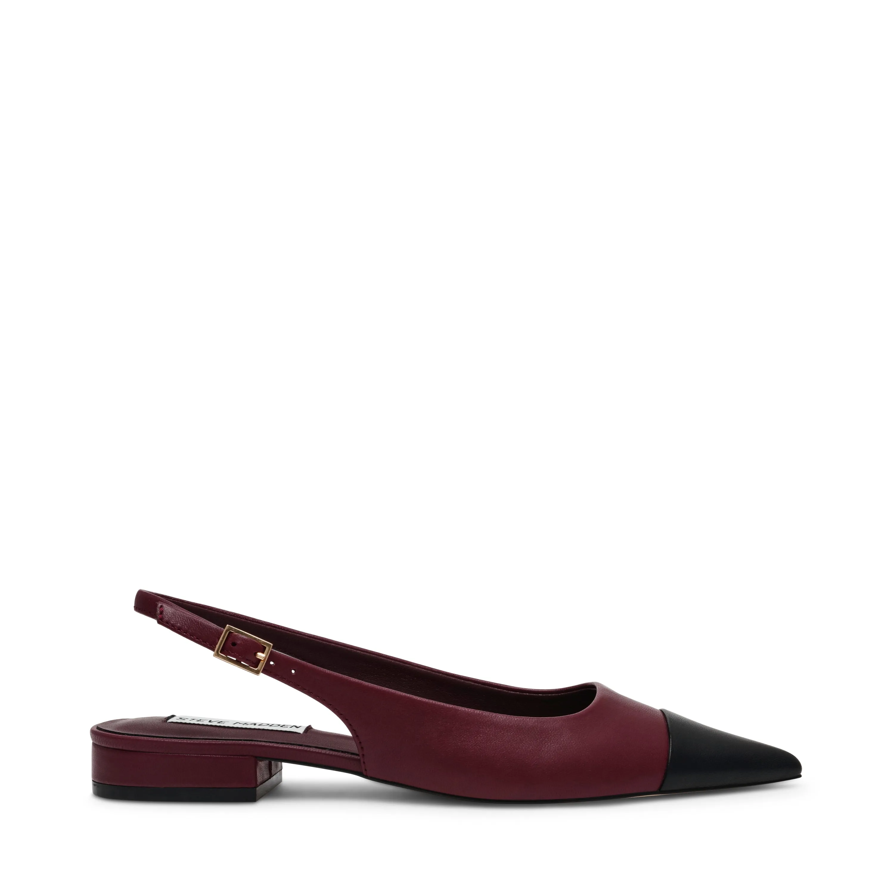 Rowyn Flat Shoe BLK/BURG