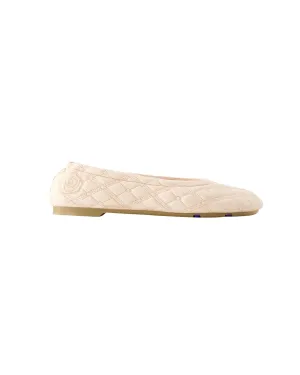 Sadler Ballerinas - Burberry - Leather - Baby Neon