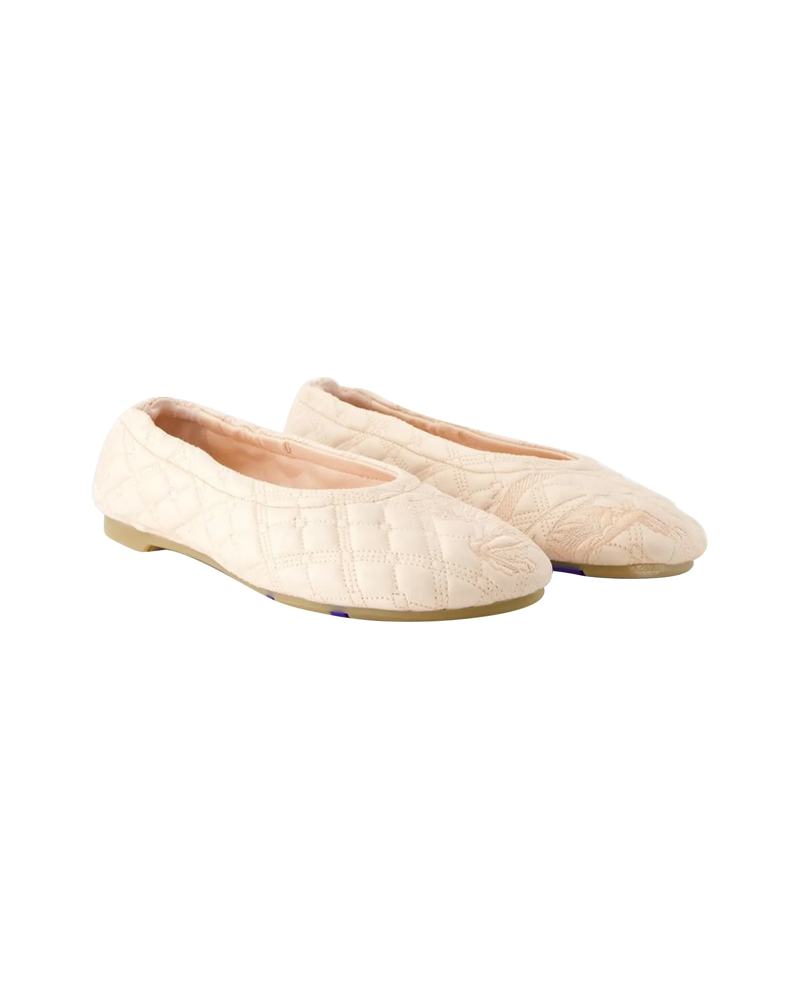 Sadler Ballerinas - Burberry - Leather - Baby Neon