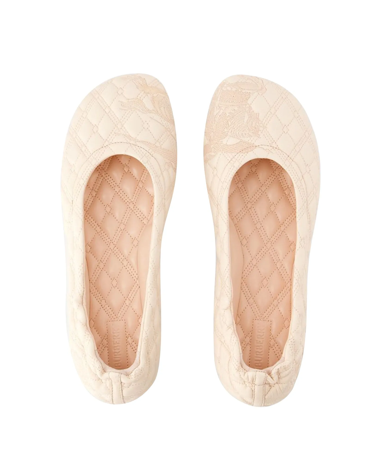 Sadler Ballerinas - Burberry - Leather - Baby Neon