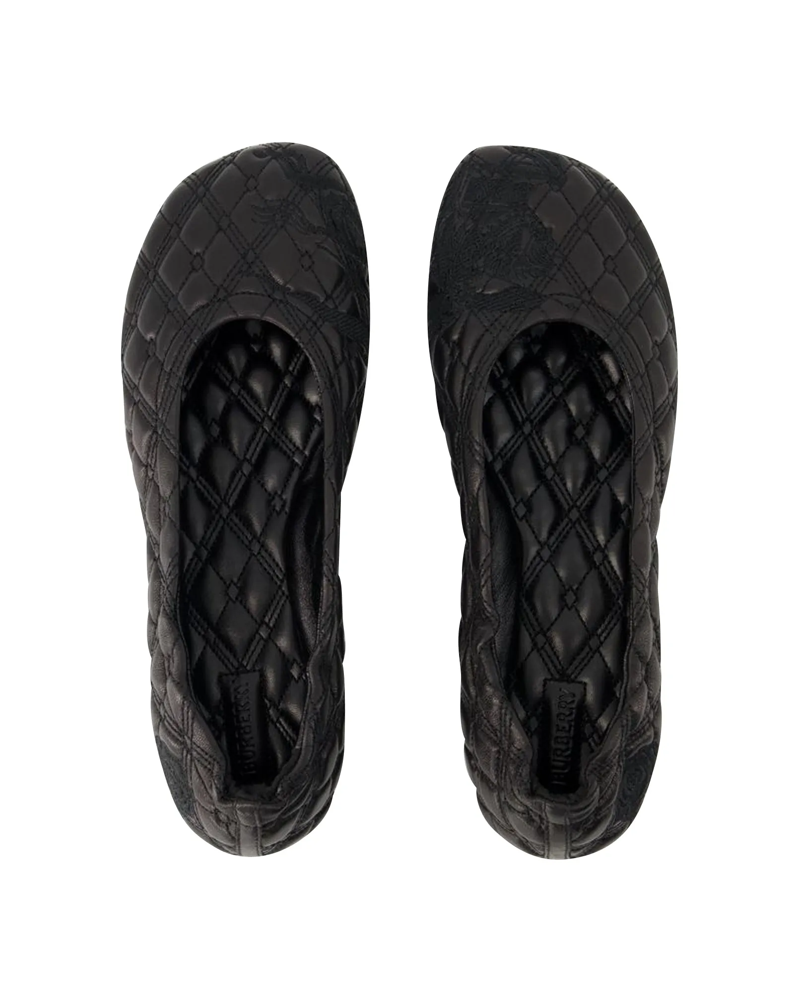 Sadler Ballerinas - Burberry - Leather - Black