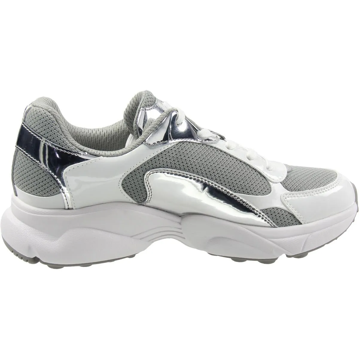 Sami Trainer Womens Lace-Up Patent Running & Training Shoes