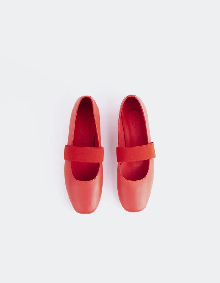 Seraphina Red Leather