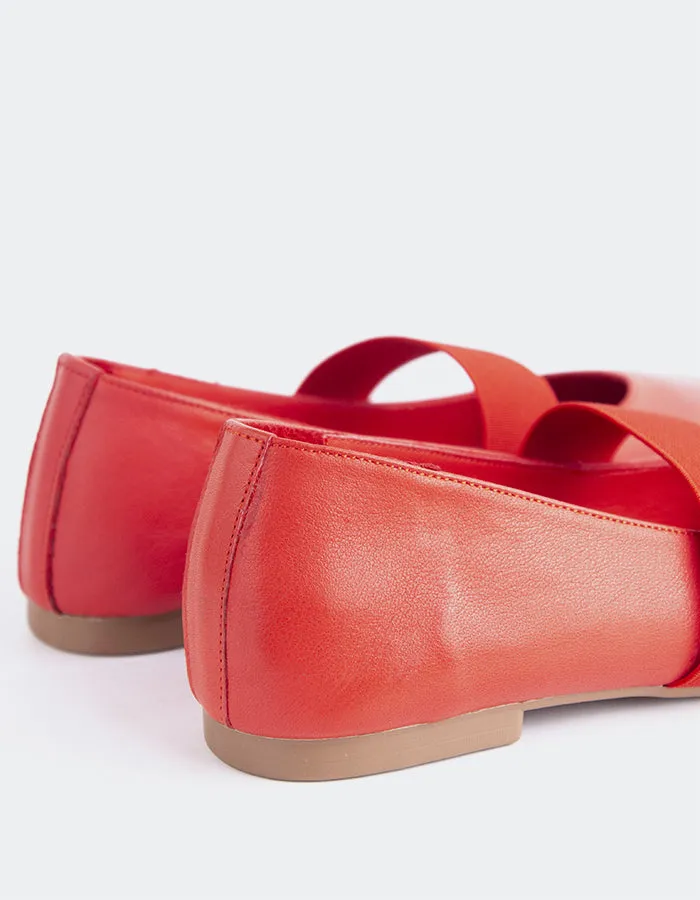 Seraphina Red Leather
