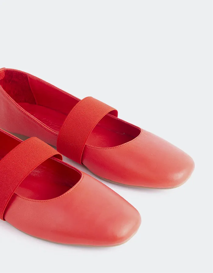 Seraphina Red Leather