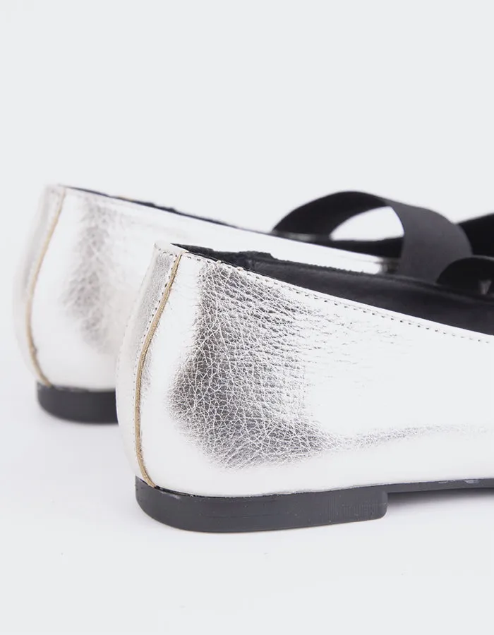 Seraphina Silver Leather